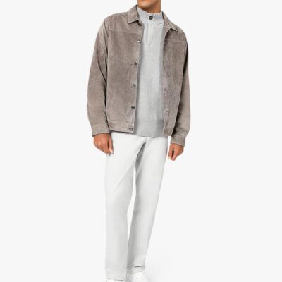 Brunico Classic Stone Suede Jacket L - Peter Jackson