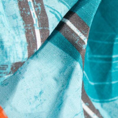 Aqua Sunset Pocket Square  - Peter Jackson