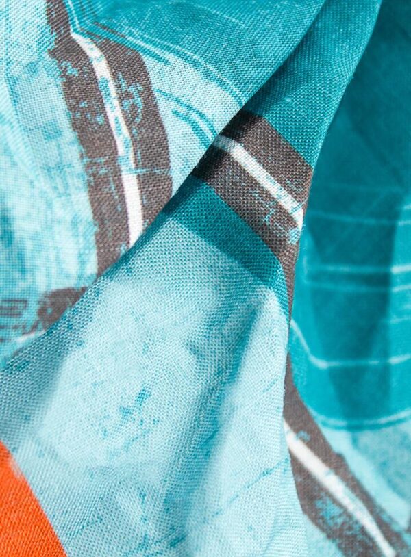 Aqua Sunset Pocket Square  - Peter Jackson