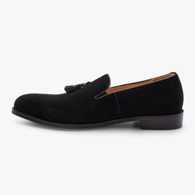 Black Nubuck Tassel Dinner Loafer 8 - Peter Jackson