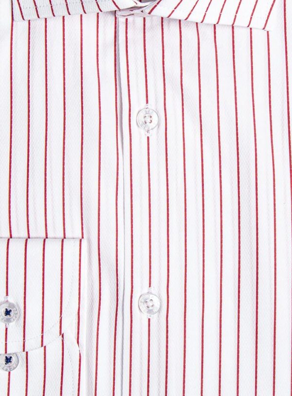 Red Pinstripe Business Shirt 39 - Peter Jackson