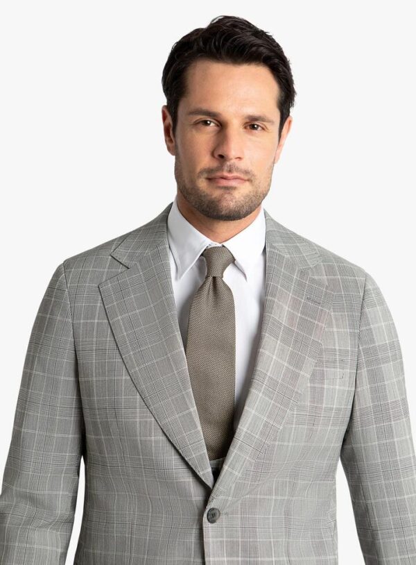 Varese Grey Plaid Suit  - Peter Jackson