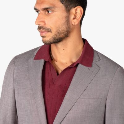 Antonio Plum Sharkskin Suit  - Peter Jackson