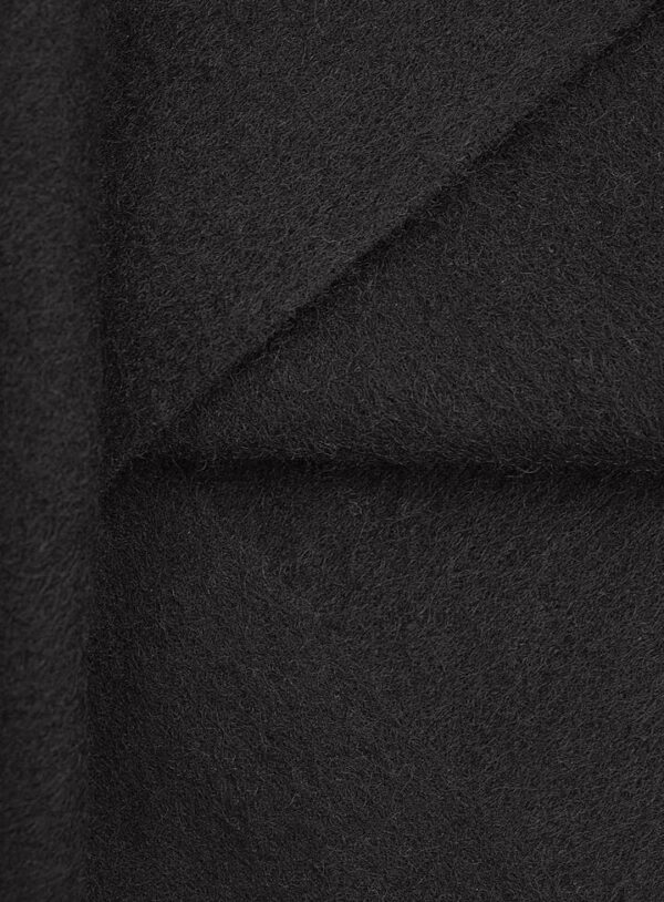 Pure Wool Fringe Black Scarf  - Peter Jackson