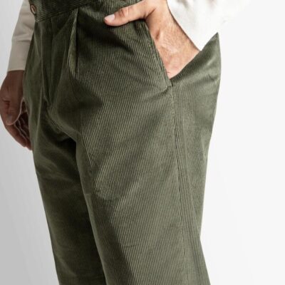 Siena Corduroy Green Trousers 80 - Peter Jackson